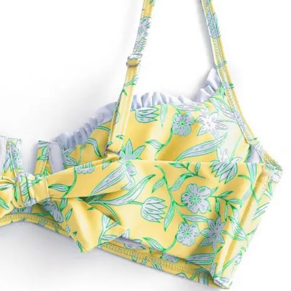 ZAFUL | SMALL | FLORAL V-WIRE HIGH CUT BIKINI - Picture 2 of 4
